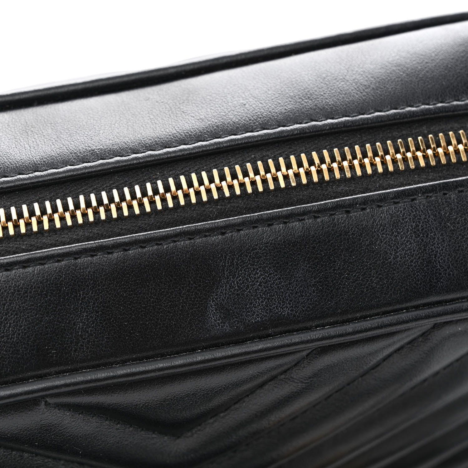 Saint Laurent Calfskin Matelasse Monogram Lou Camera Bag Black 11 of 11