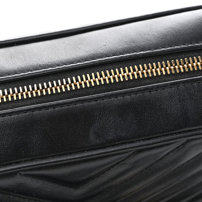 Saint Laurent Calfskin Matelasse Monogram Lou Camera Bag Black 11 of 11