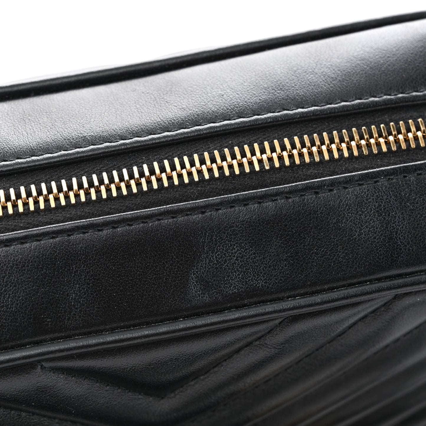 Calfskin Matelasse Monogram Lou Camera Bag Black