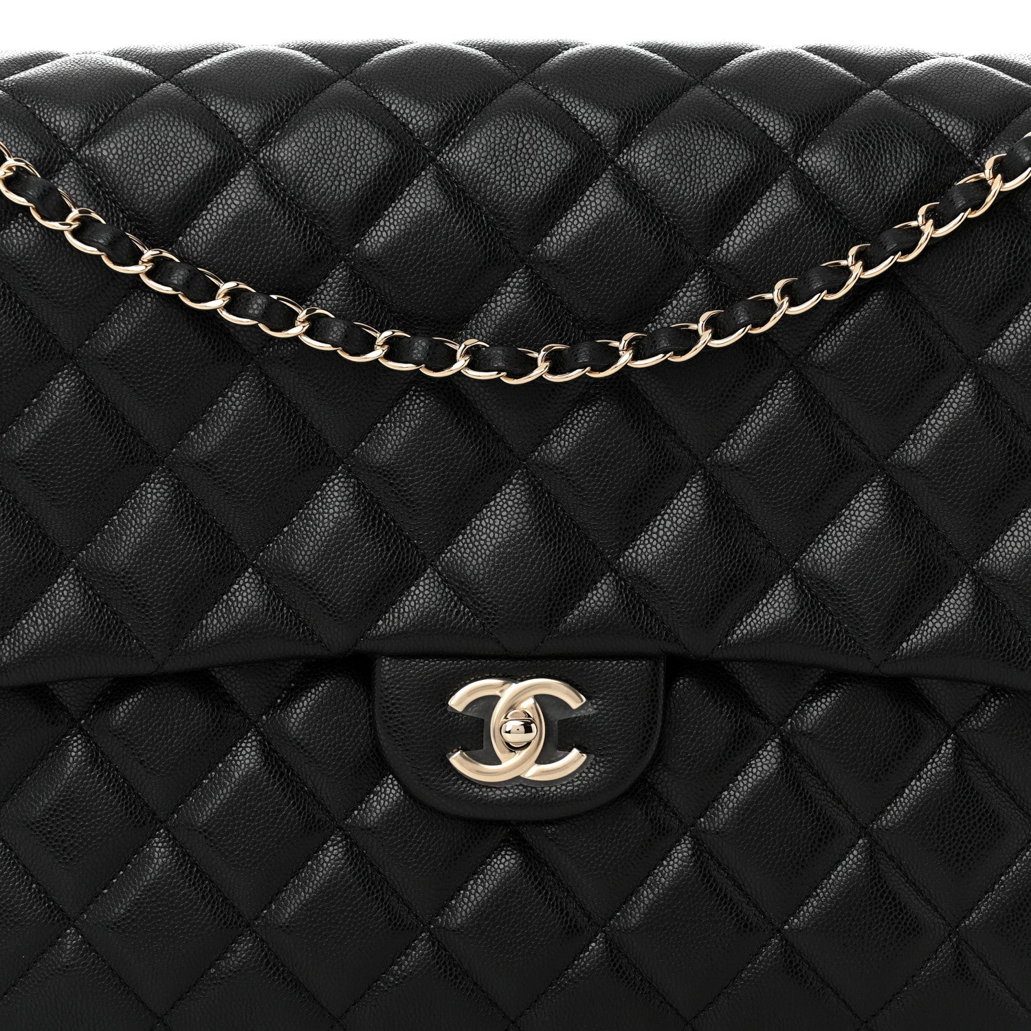 Chanel Caviar Quilted XXL Travel Flap Bag Black 8 of 11
