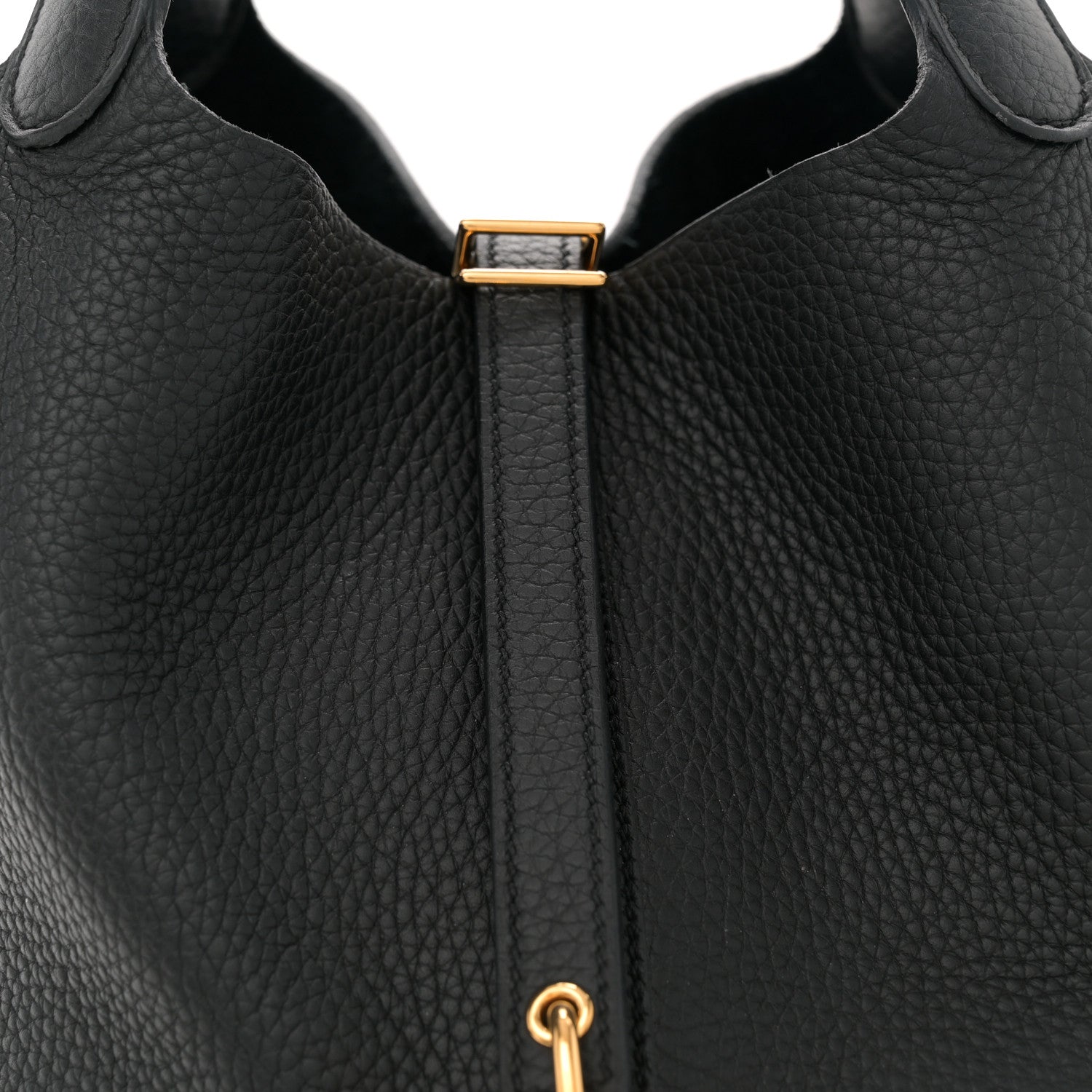 Hermes Taurillon Clemence Picotin Lock 22 MM Black 8 of 12