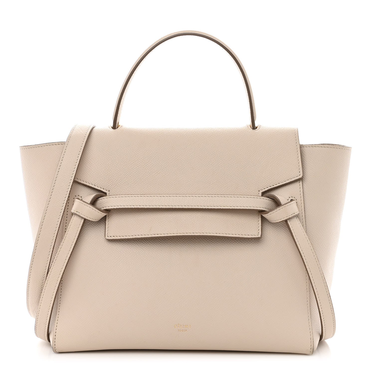 Celine Grained Calfskin Micro Belt Bag Linen 1 of 14