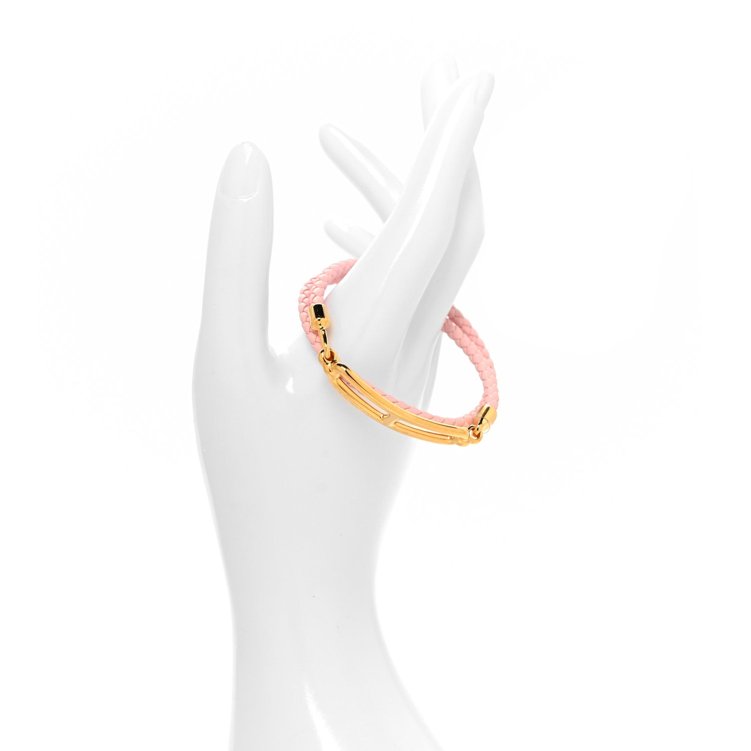 Hermes Swift Roulis Double Tour Bracelet Rose Sakura 2 of 5