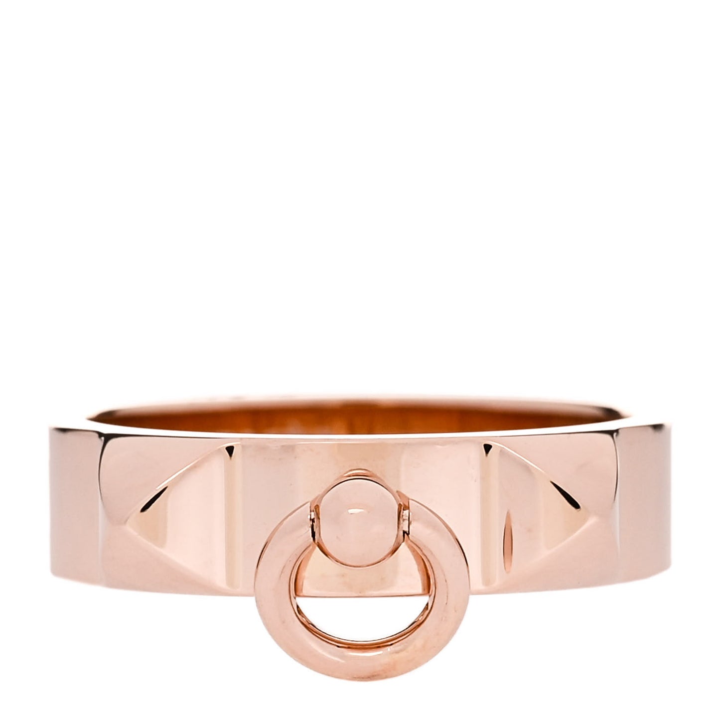 18K Rose Gold PM Collier De Chien Ring 55 7.25