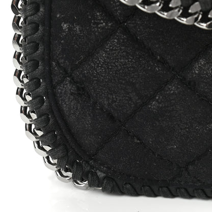 Stella McCartney Shaggy Deer Quilted Falabella Shoulder Bag Black 10 of 10