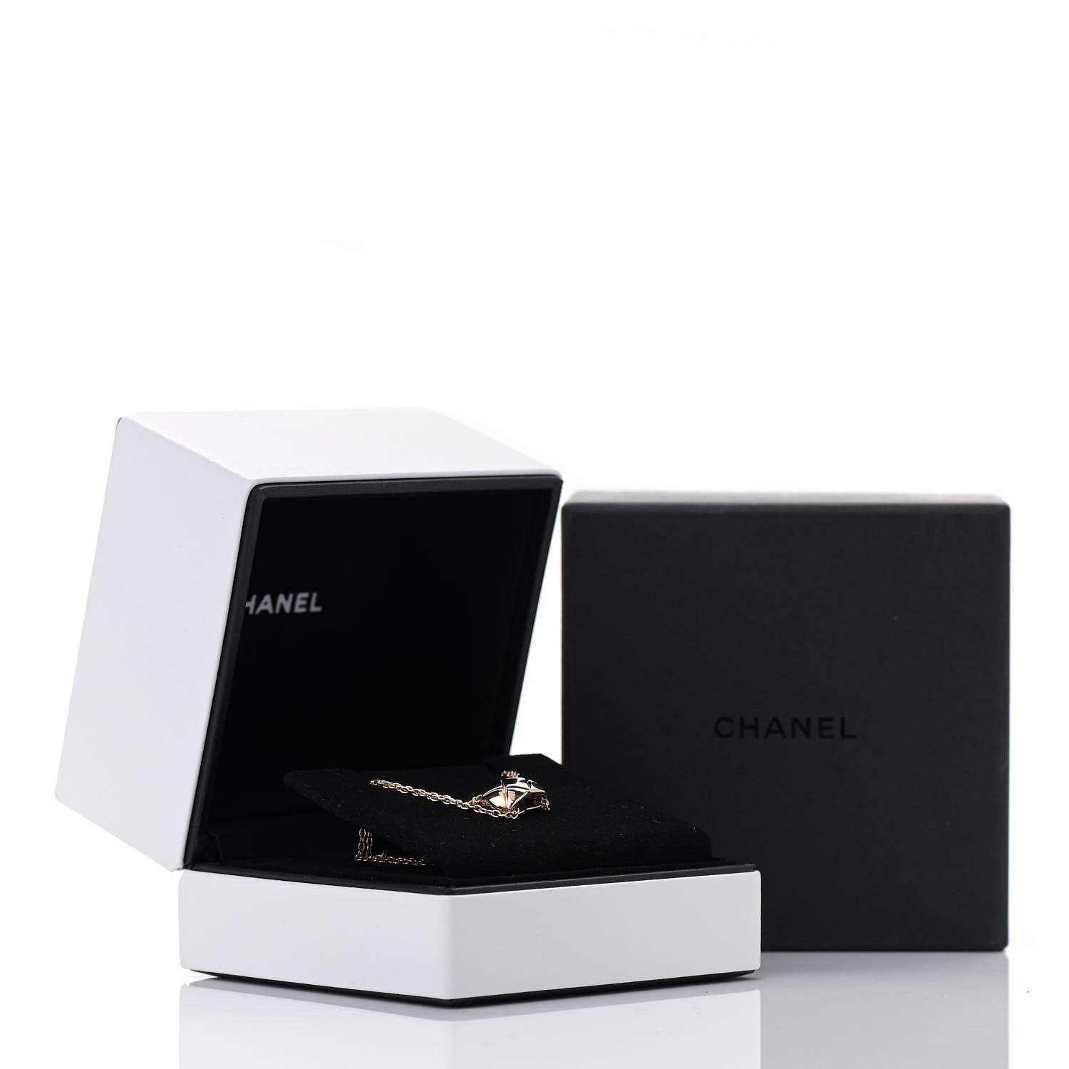 Chanel 18K Beige Gold Coco Crush Pendant Necklace 5 of 5