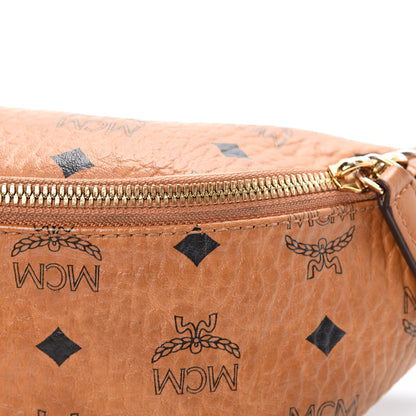 MCM Visetos Small Fusten Belt Bag Cognac 14 of 14