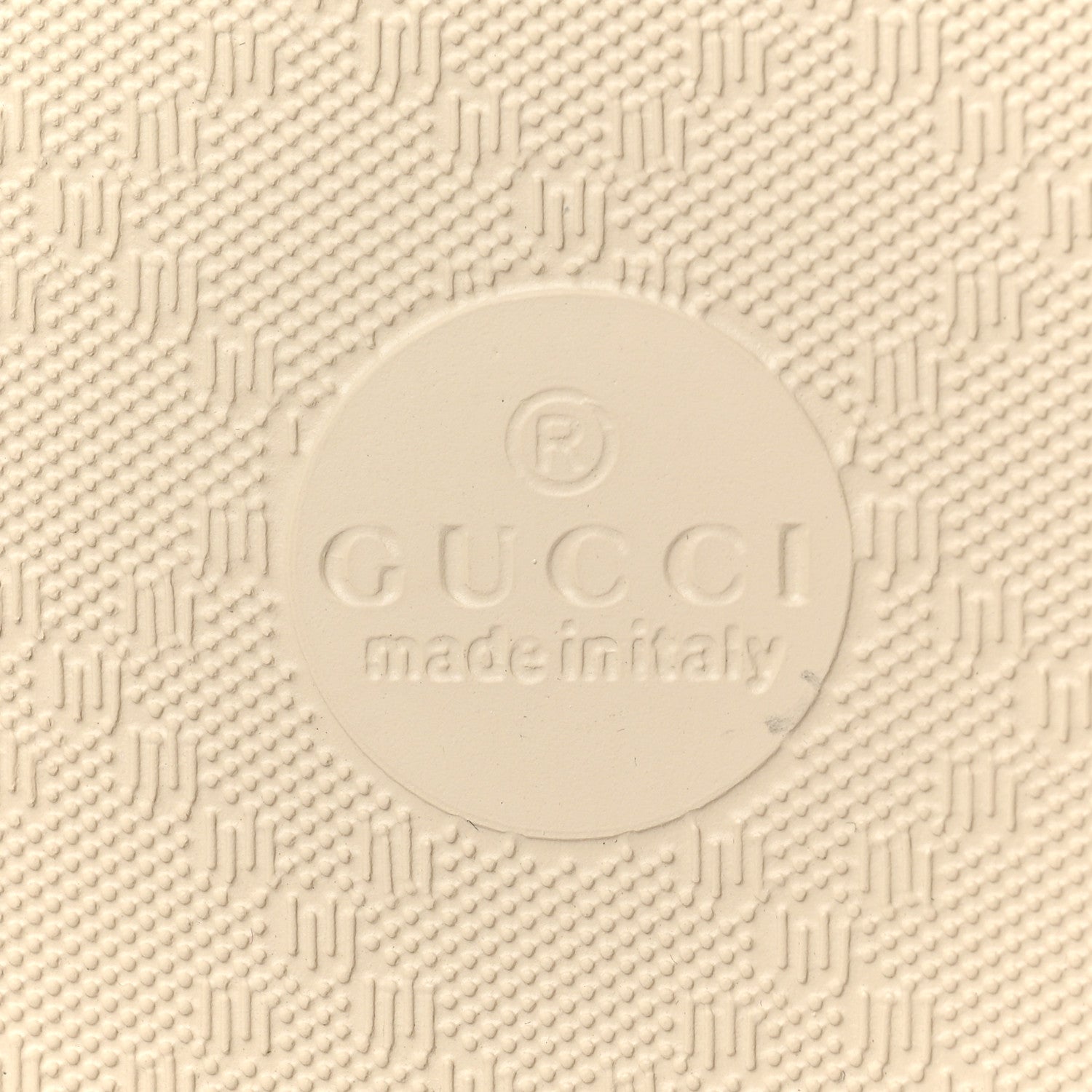 Gucci Microguccissima Mens Slide Sandals 10 Ivory 6 of 7