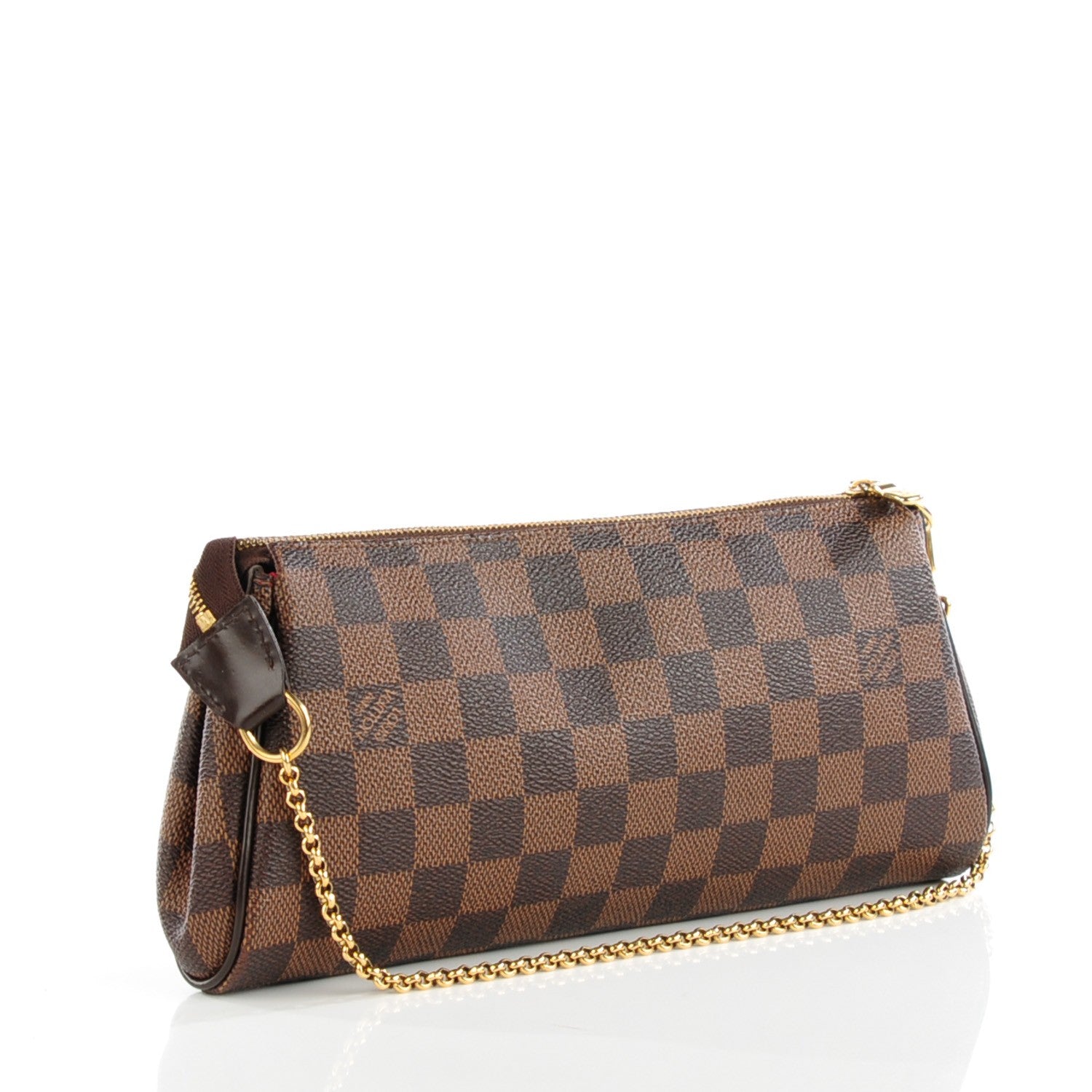 Louis Vuitton Damier Ebene Eva Clutch 3 of 8