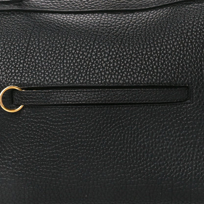 Celine Bullhide Calfskin Medium Ring Bag Black 7 of 13