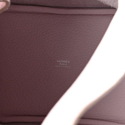 Hermes Taurillon Clemence Picotin Lock 18 PM Mauve Pale 5 of 10