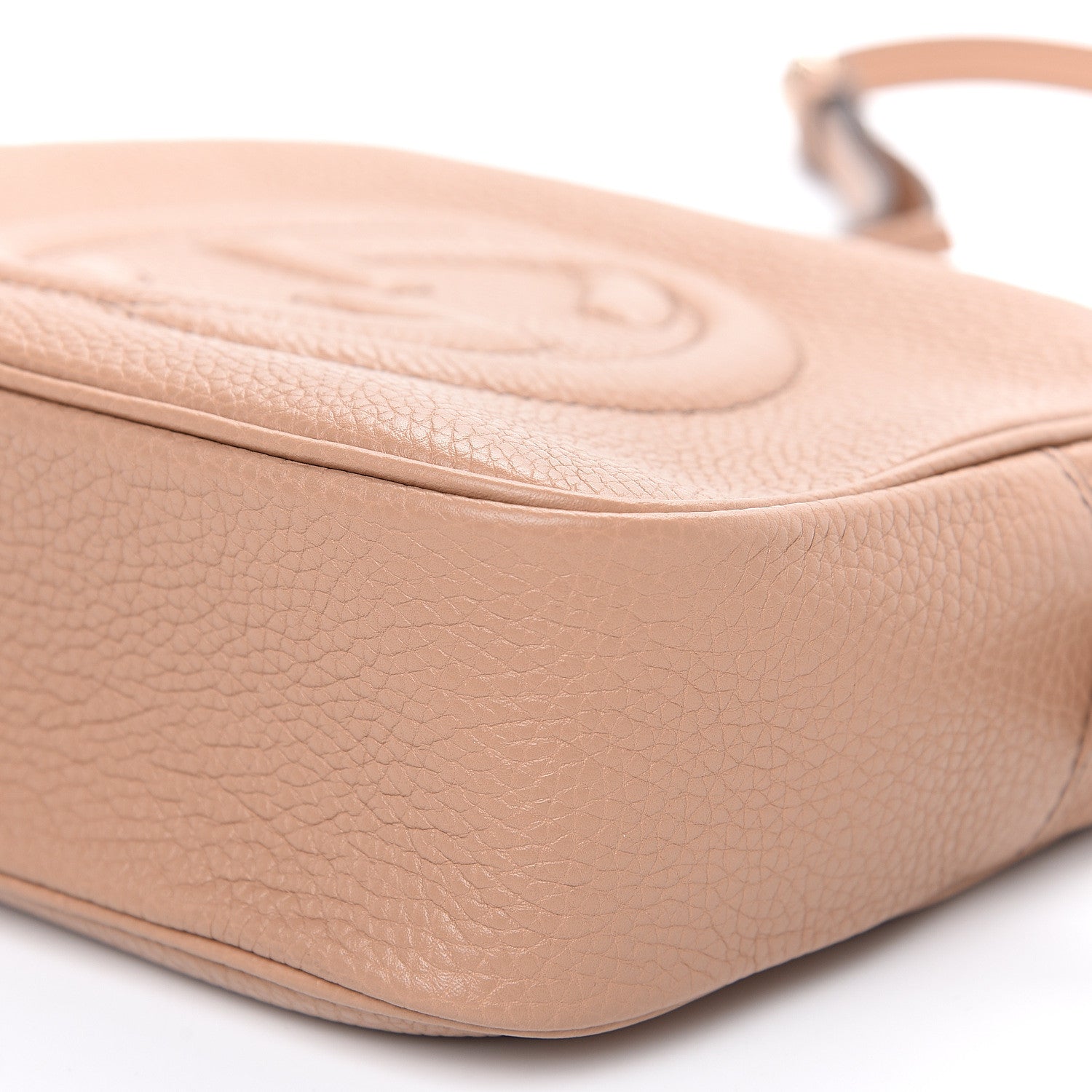 Gucci Pebbled Calfskin Small Soho Disco Bag Rose Beige 8 of 8