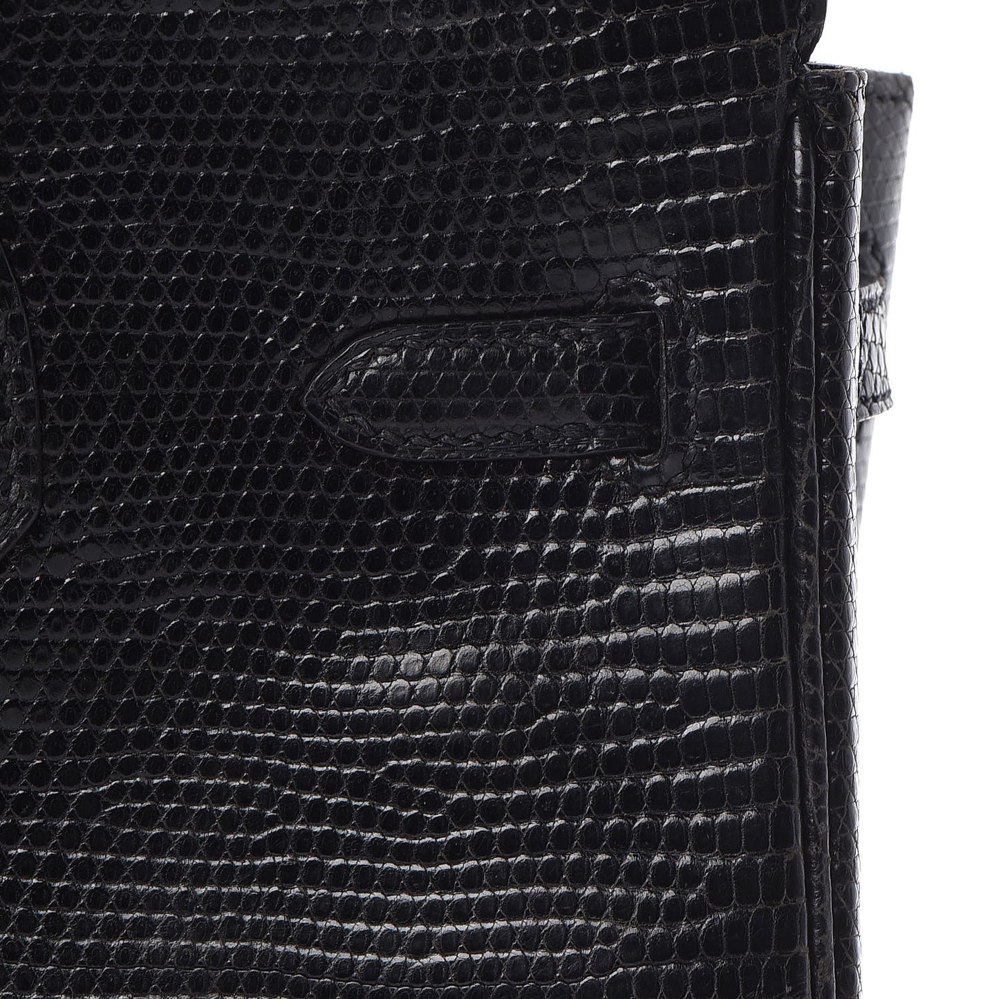 Lizard Birkin 25 Black