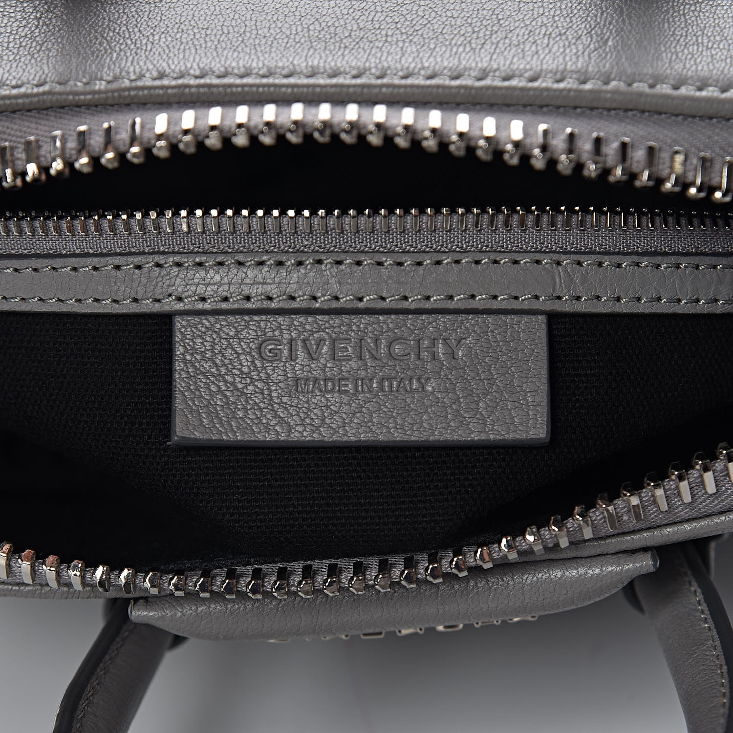 Givenchy Sugar Goatskin Mini Antigona Pearl Grey 6 of 11