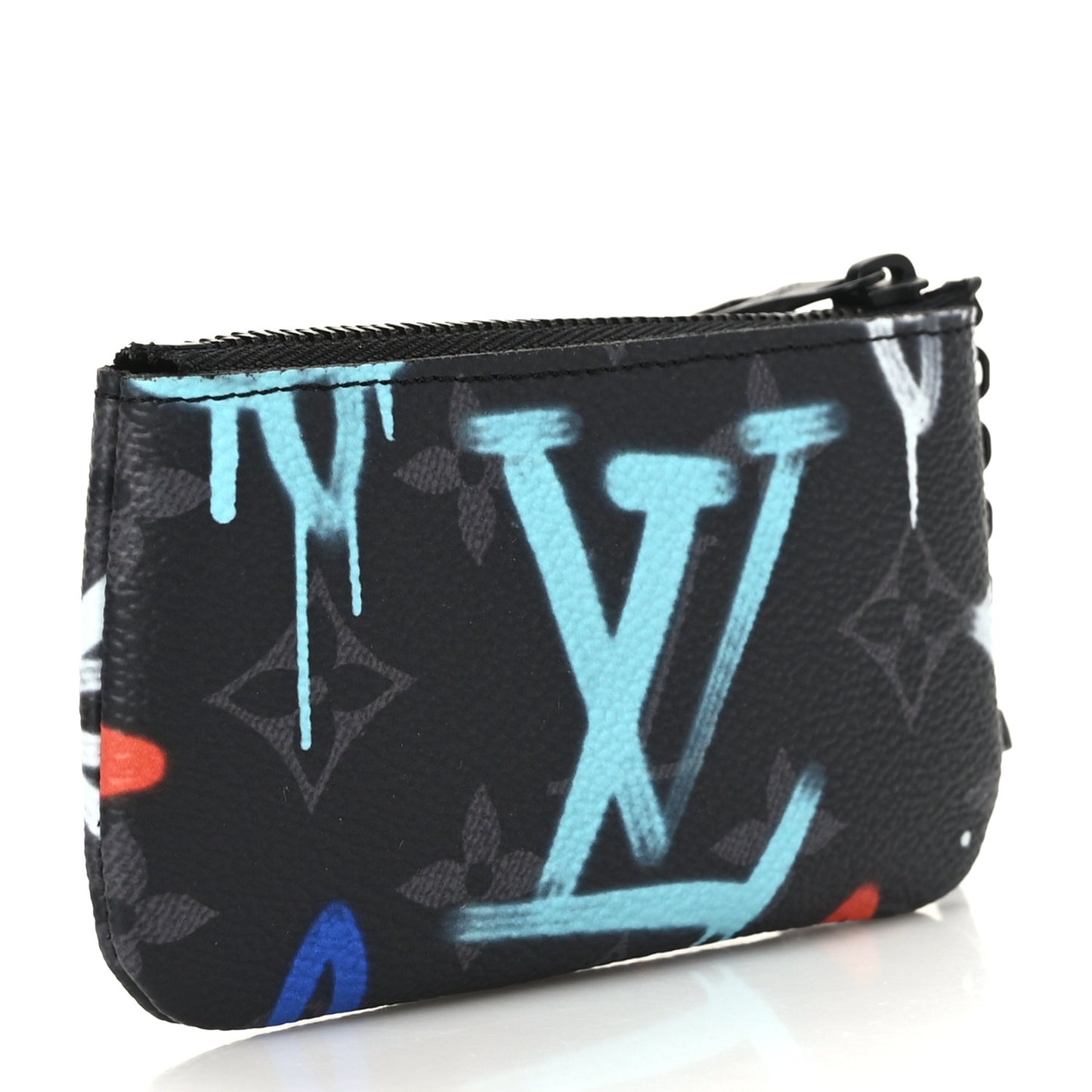 Monogram Eclipse LV Graffiti Key Pouch Multicolor