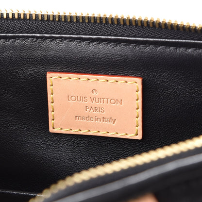 Louis Vuitton Lambskin Malletage Doc BB Black Natural 6 of 9