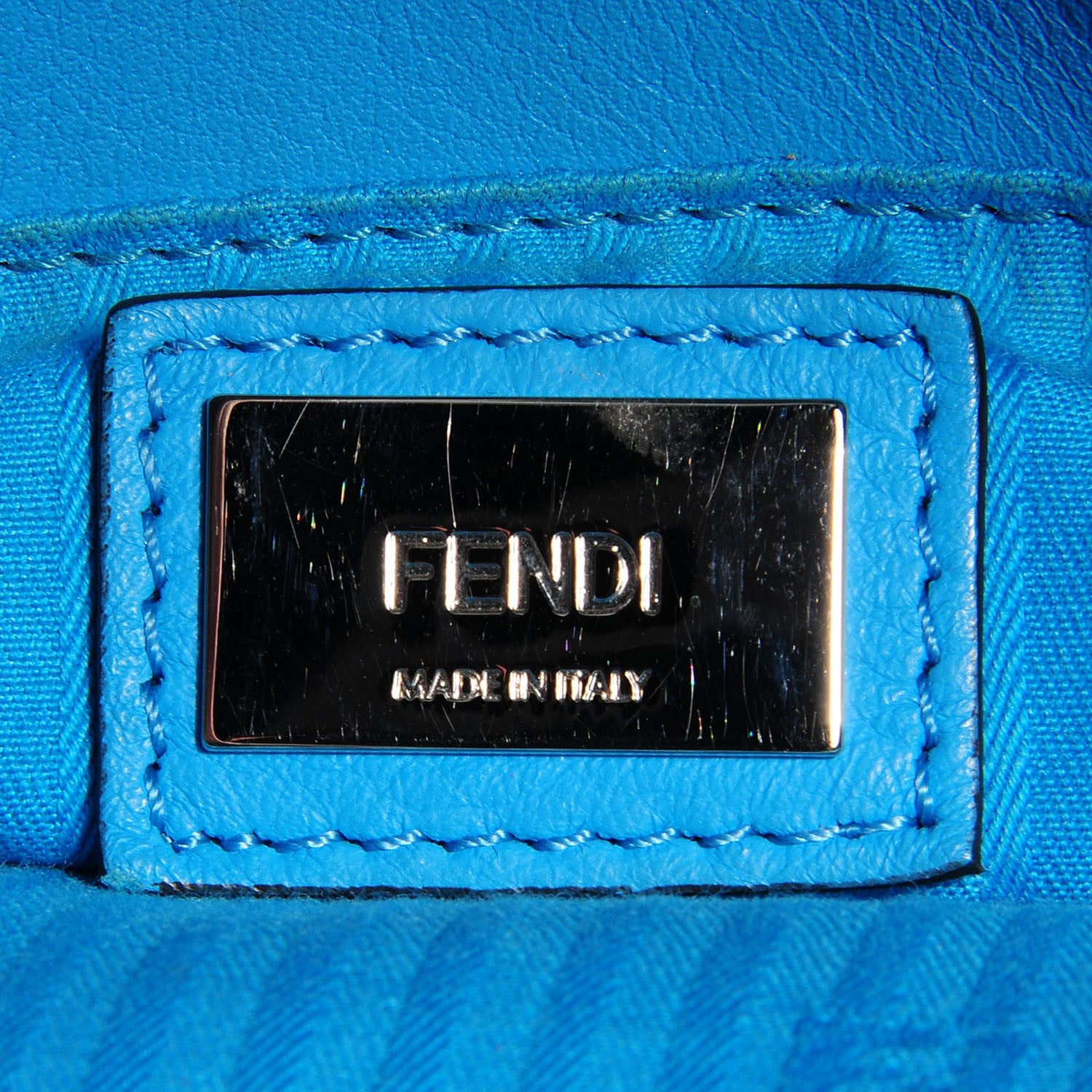 Fendi Vitello Elite Petite 2Jours Tote Maldives 6 of 9