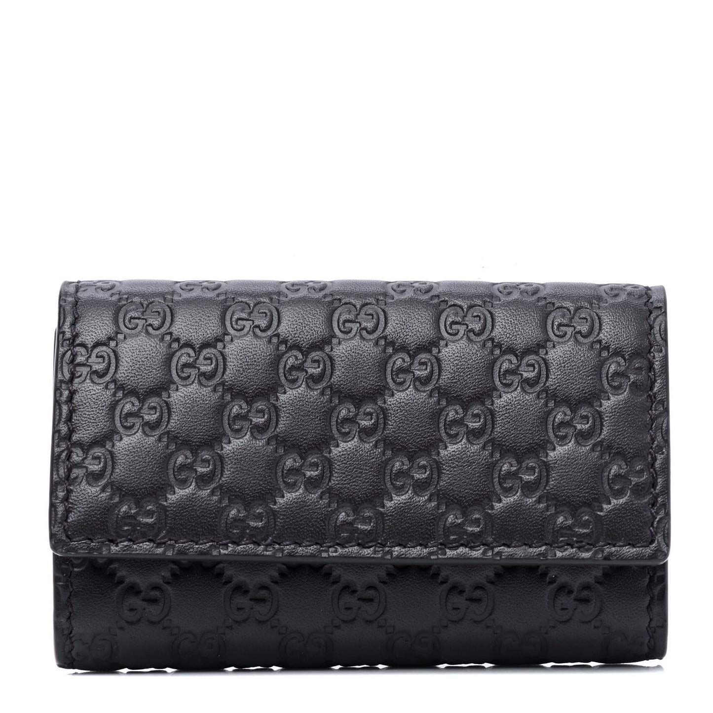 Microguccissima 6 Key Holder Case Black