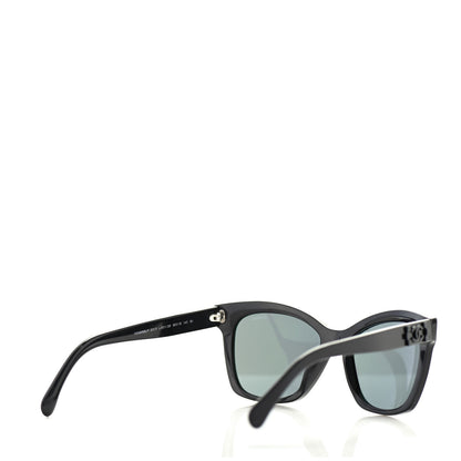 Chanel Acetate CC Butterfly Signature Sunglasses 5313 Black 3 of 6