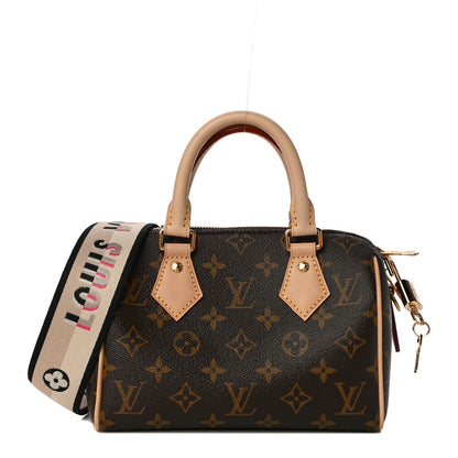 Louis Vuitton Monogram Speedy Bandouliere 20 Black 1 of 10