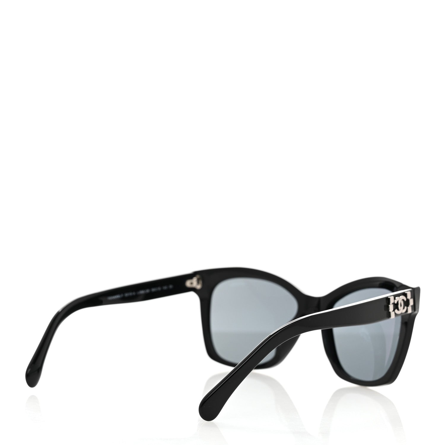 Chanel Acetate CC Butterfly Signature Sunglasses 5313-A Black 4 of 8