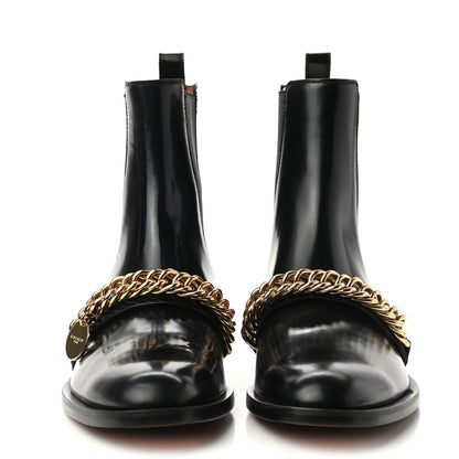 Givenchy Calfskin Chain Chelsea Boots 39 Black 2 of 8