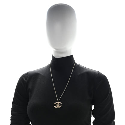 Chanel Tweed Effect CC Necklace Gold 2 of 5