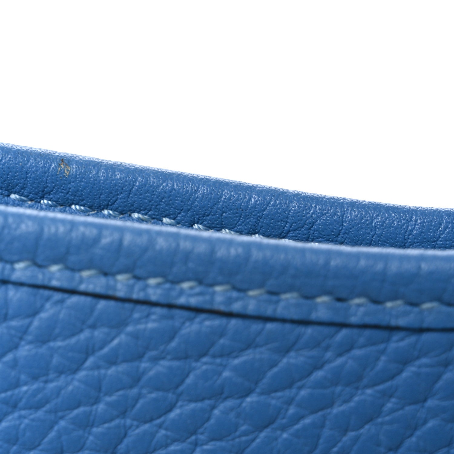 Hermes Taurillon Clemence Amazone Evelyne TPM  Bleu Paradis Saphir 11 of 14