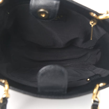 Chanel Caviar Quilted Petit Shopping Tote PST Black 5 of 11