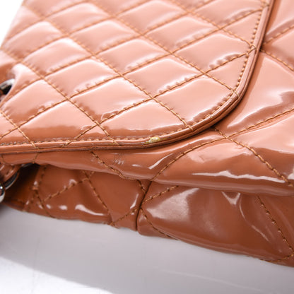 Chanel Vinyl Quilted In the Business Flap Bag Orange 11 of 13