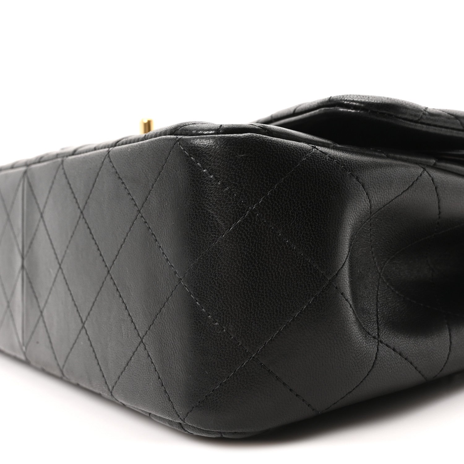 Chanel Lambskin Quilted Jumbo Double Flap Black 19 of 19