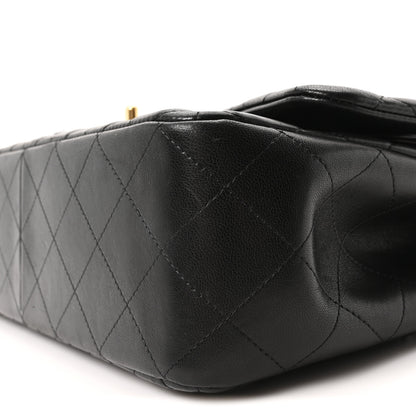 Chanel Lambskin Quilted Jumbo Double Flap Black 19 of 19