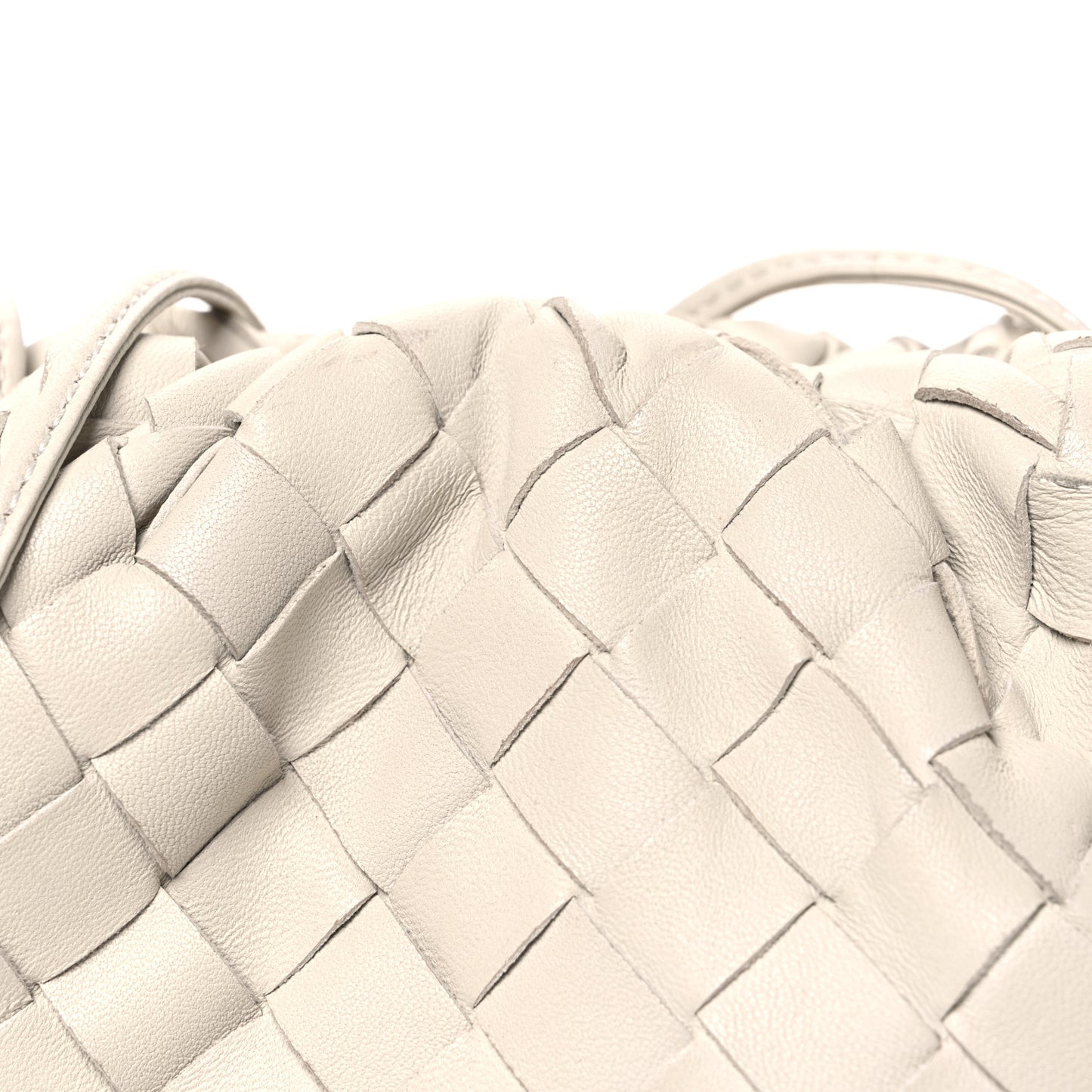 Nappa Intrecciato The Mini Pouch Chalk