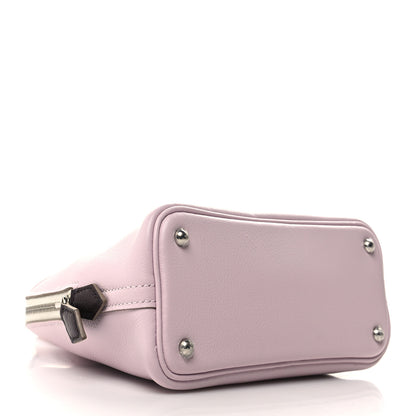 Hermes Chevre Mysore Tri-Color Mini 1923 Bolide Mauve Pale Rouge Sellier Craie 4 of 10