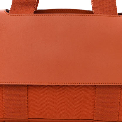 Hermes Chevron Herringbone Swift Long Valparaiso PM Potiron 10 of 12