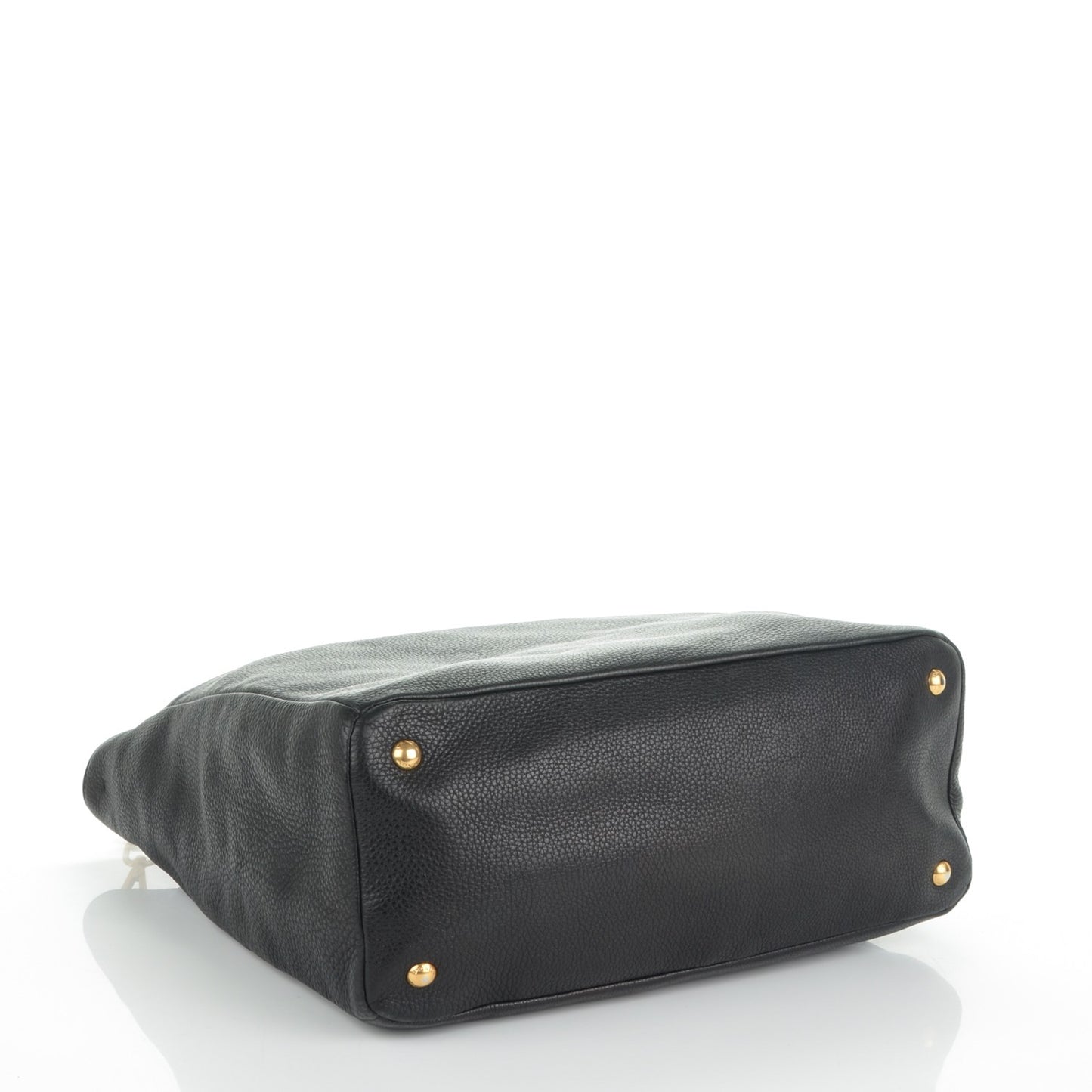 Vitello Daino Tote Nero Black