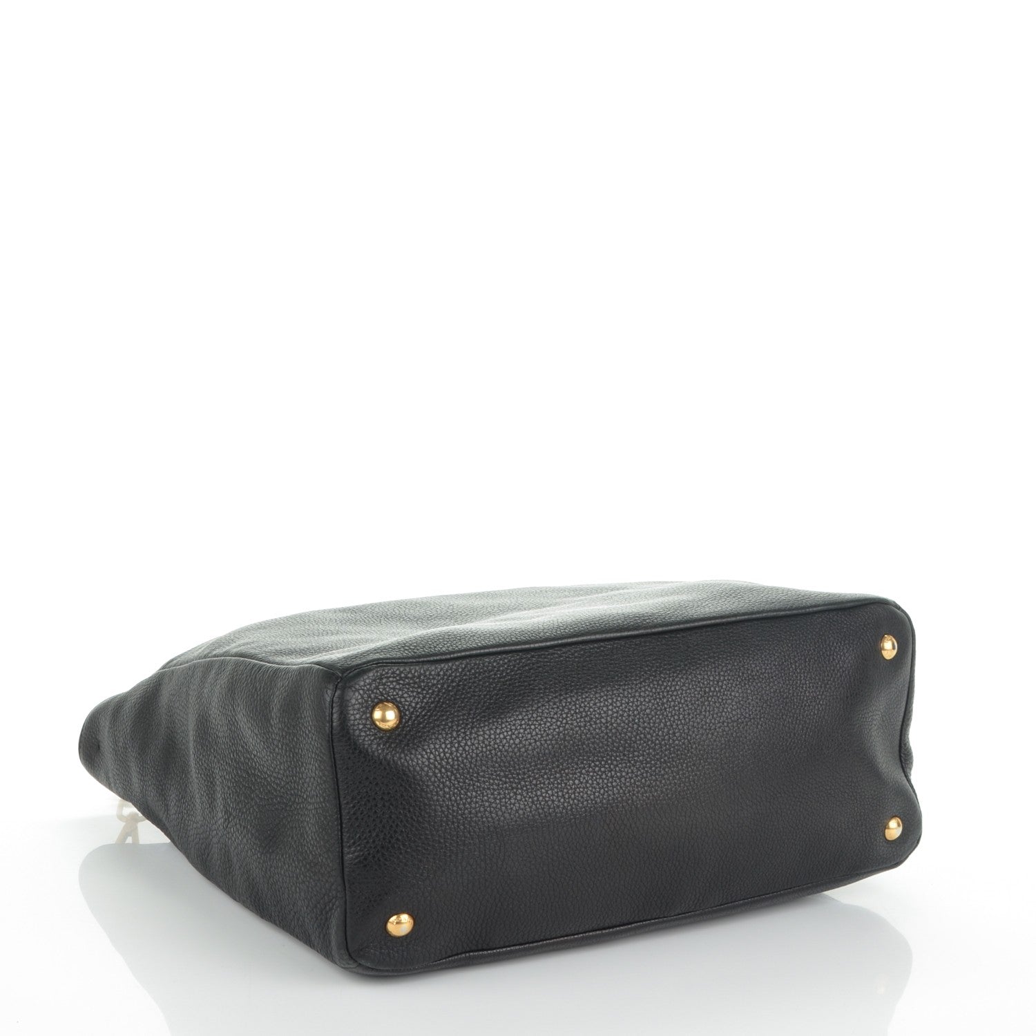 Prada Vitello Daino Tote Nero Black 4 of 8
