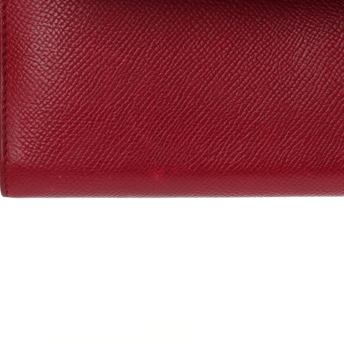 Epsom Kelly Longue Wallet Rouge Grenat