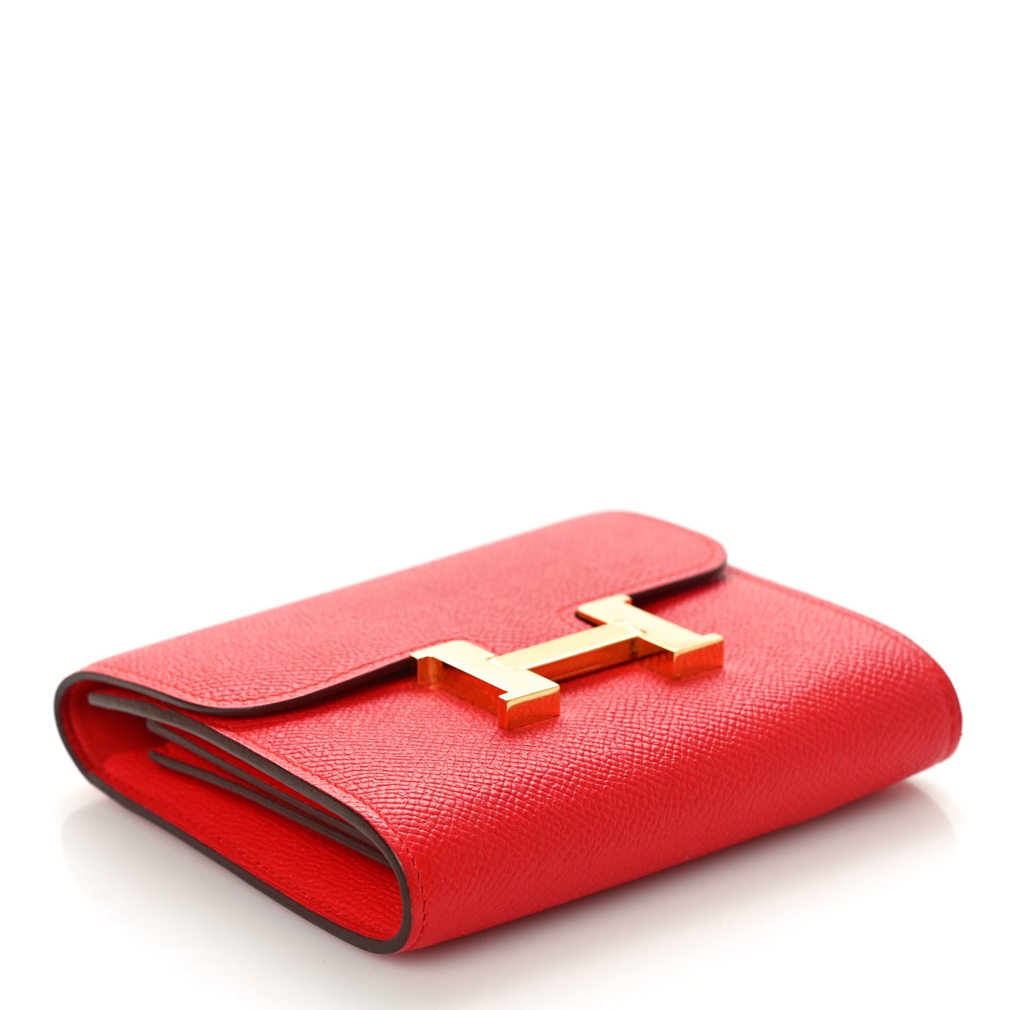 Epsom Constance Short Wallet Rouge Tomate