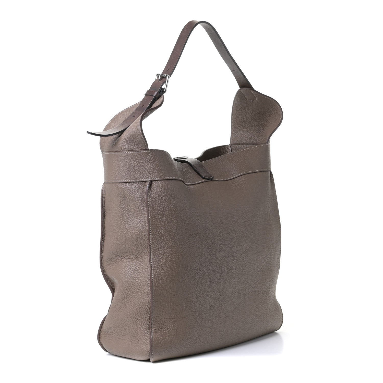 Hermes Taurillon Clemence Marwari GM Etoupe 2 of 4