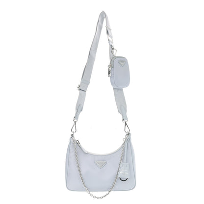 Prada Re-Nylon Saffiano Re-Edition 2005 Shoulder Bag Fiordaliso 1 of 11