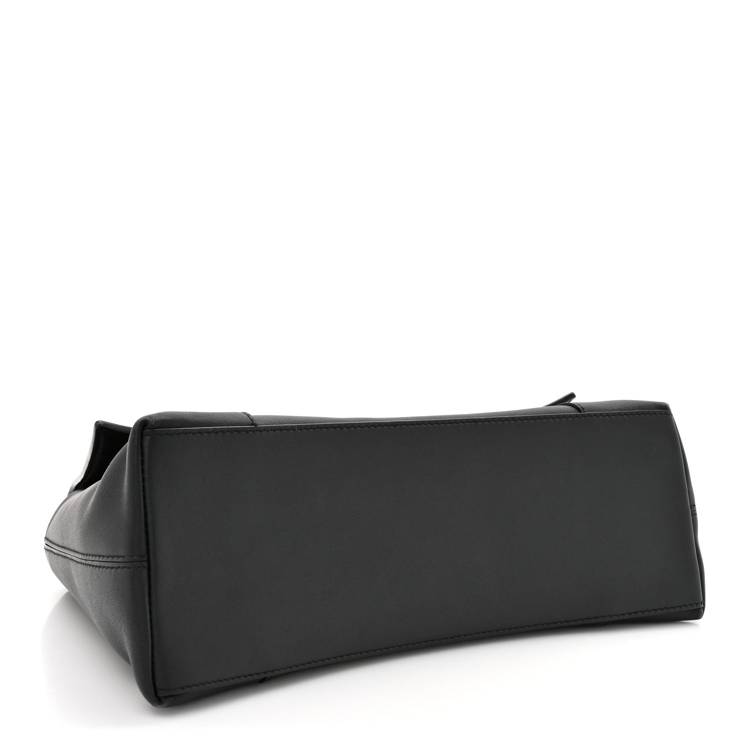 Balenciaga Semi Shiny Smooth Calfskin Monochrome Small Downtown Shoulder Bag Black 4 of 15