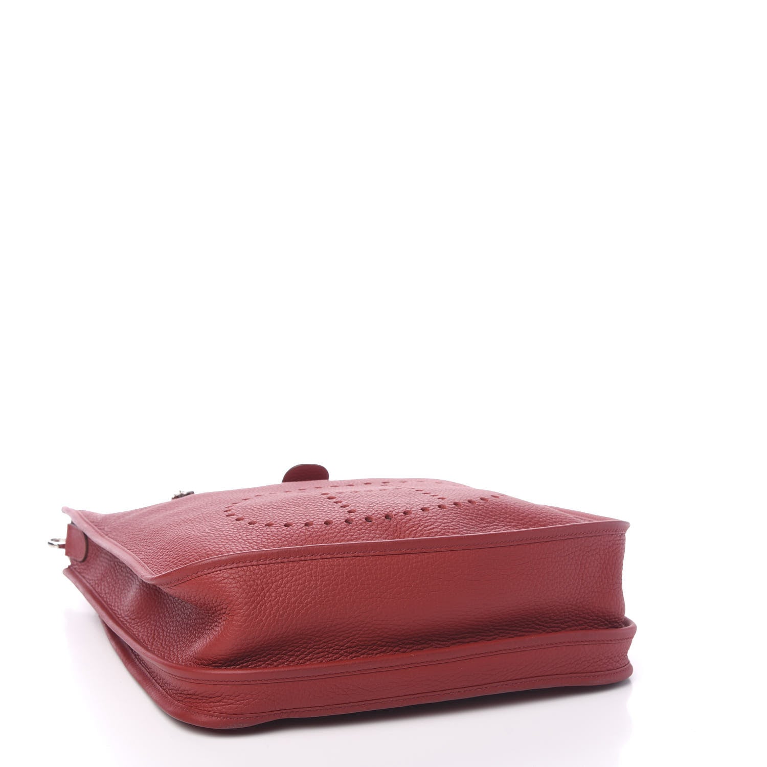Hermes Taurillon Clemence Evelyne III PM Rouge Garance 3 of 8