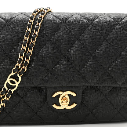 Chanel Caviar Quilted Small CC You Flap Black 7 of 9