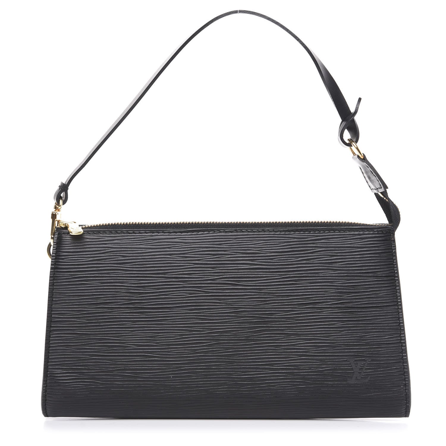Louis Vuitton Epi Pochette Accessories 24 Black 1 of 8