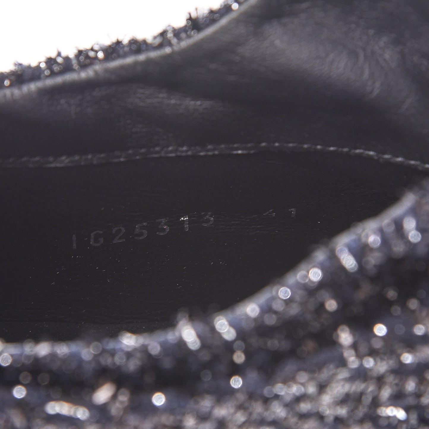 Lurex Tweed Patent Lace Up Sneakers 41 Dark Navy Blue