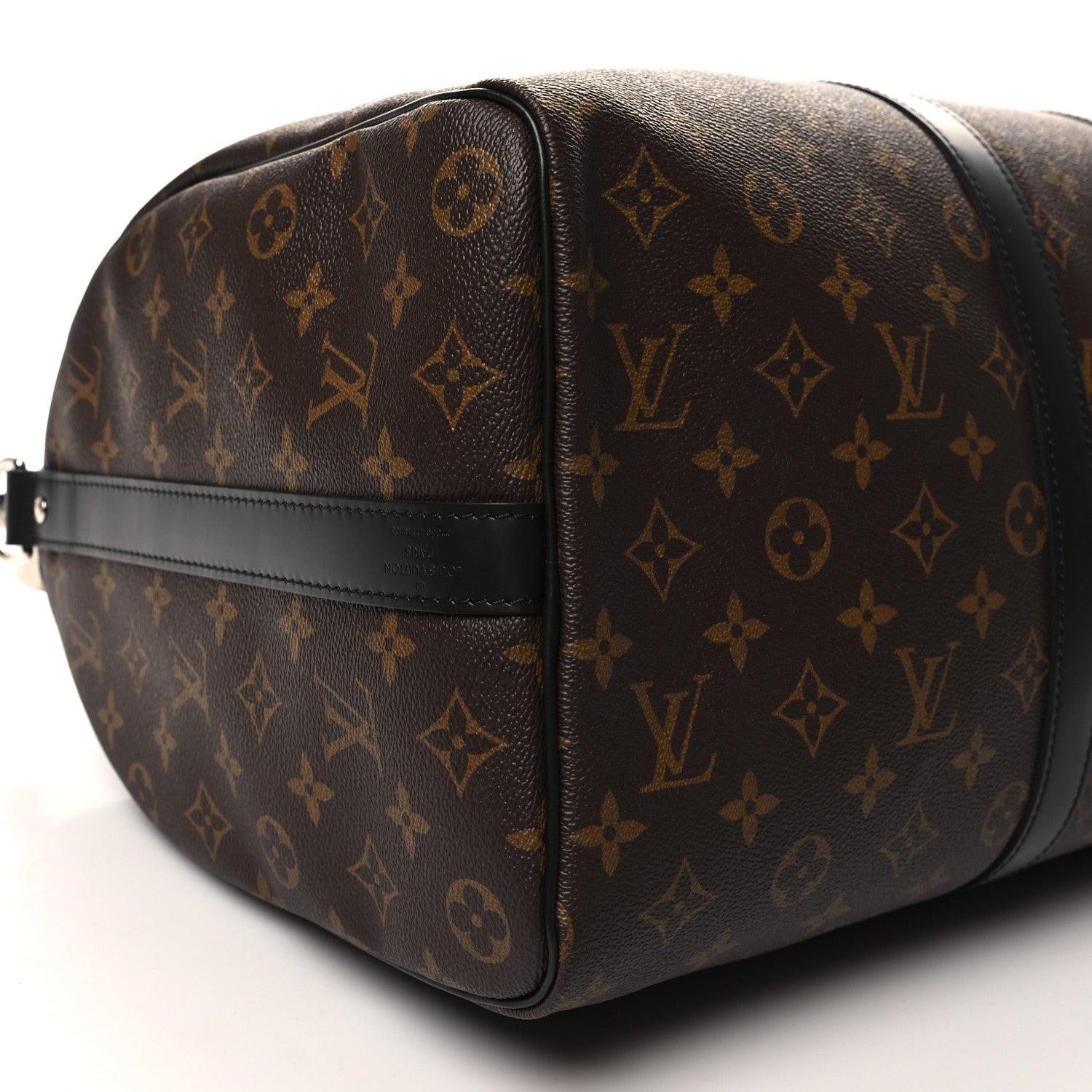 Louis Vuitton Monogram Macassar Keepall Bandouliere 45 8 of 9