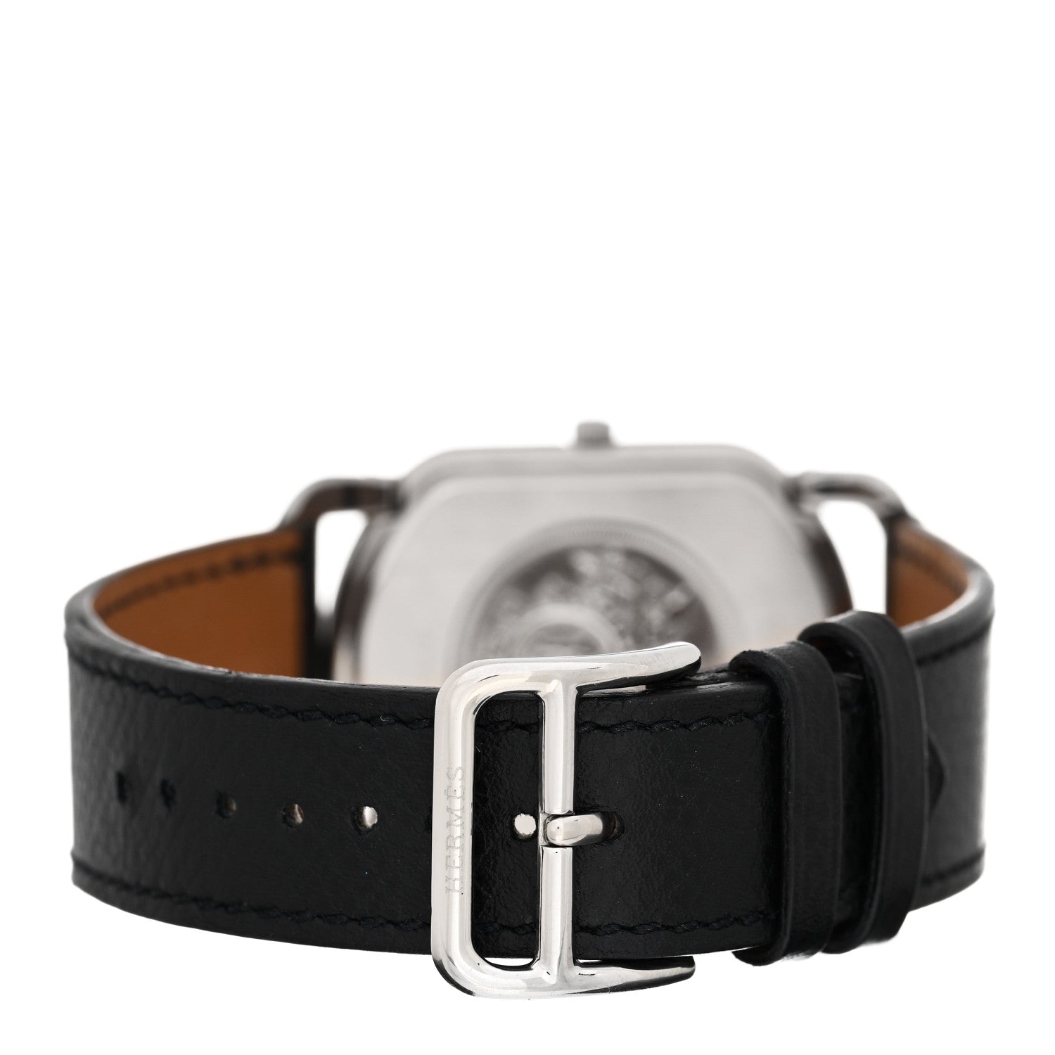Hermes Stainless Steel Epsom 31mm Rallye Quartz Watch Noir 3 of 5