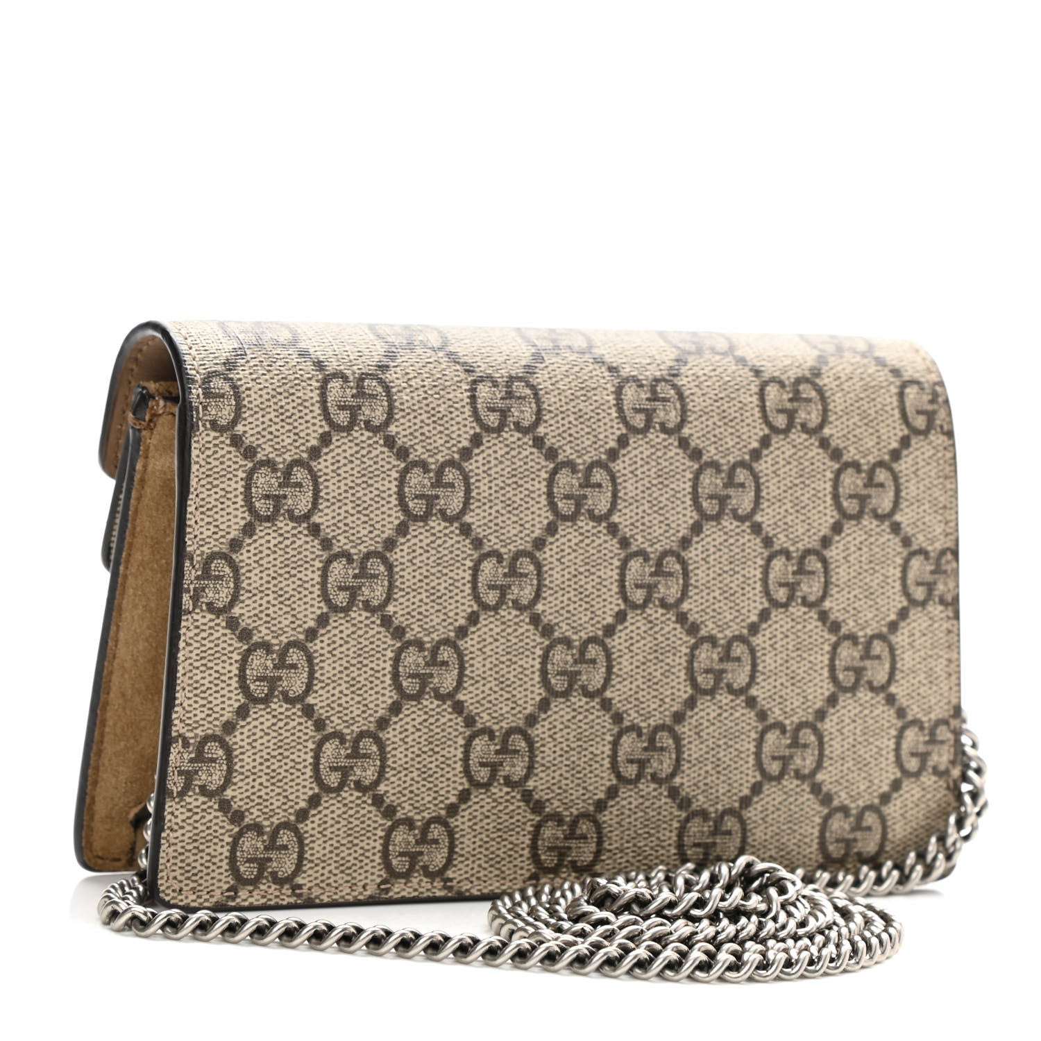 Gucci GG Supreme Monogram Super Mini Dionysus Shoulder Bag Taupe 3 of 7