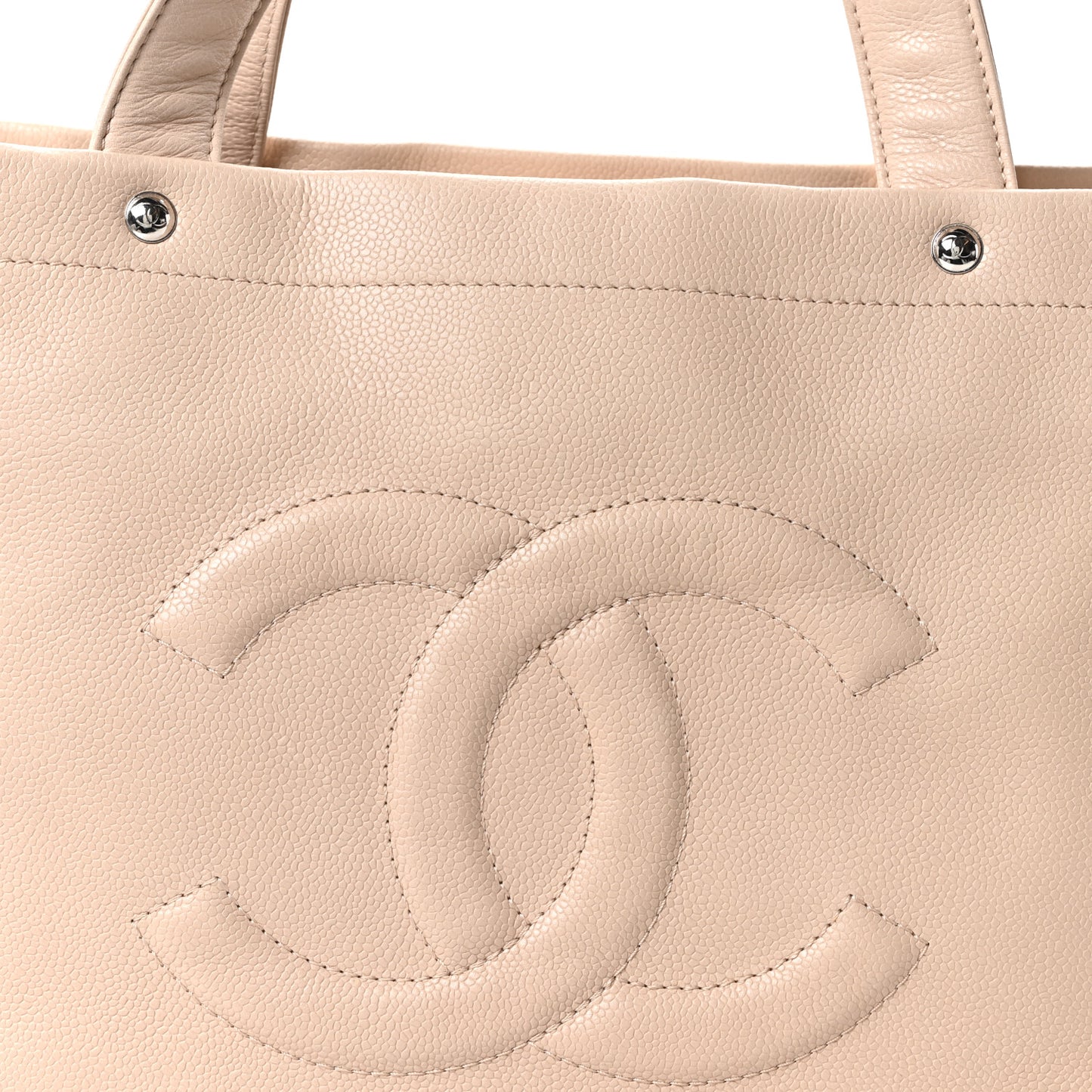 Caviar CC Tote Beige
